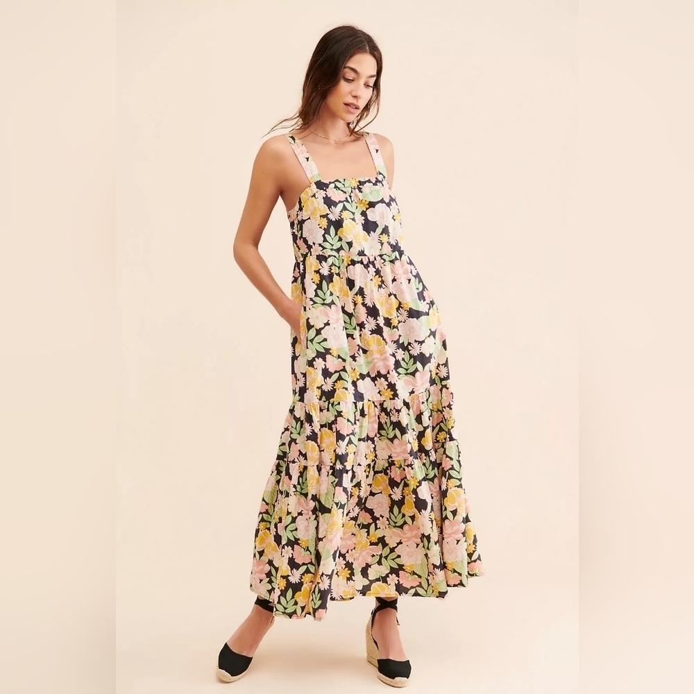Anthropologie - Saltwater Luxe - Alanya Floral Maxi Dress